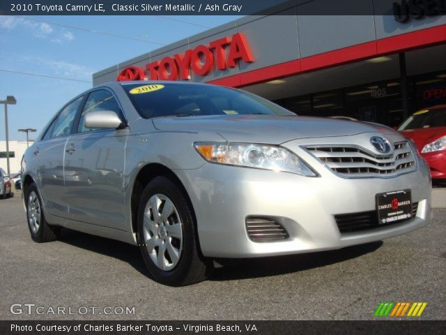 2010 Toyota Camry LE in Classic Silver Metallic