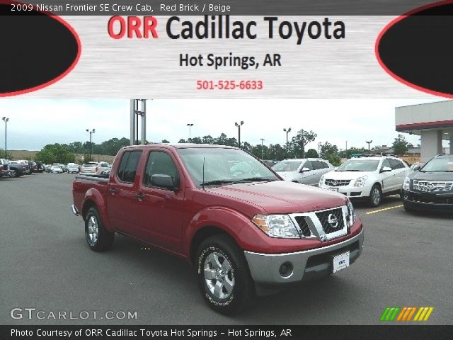 2009 Nissan Frontier SE Crew Cab in Red Brick