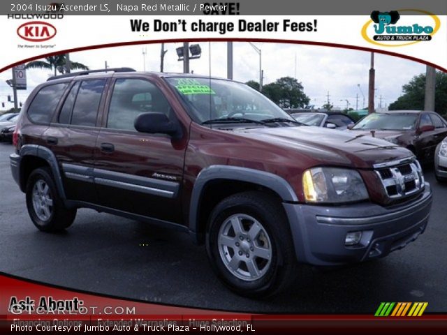 2004 Isuzu Ascender LS in Napa Red Metallic