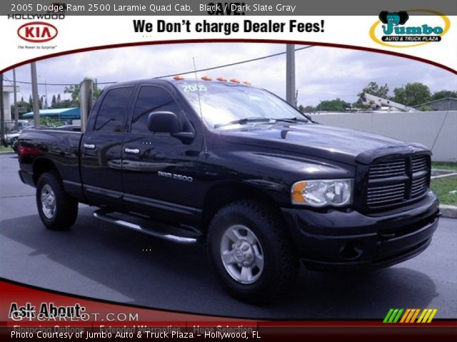 2005 Dodge Ram 2500 Laramie Quad Cab in Black