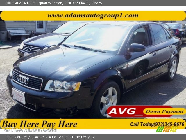 2004 Audi A4 1.8T quattro Sedan in Brilliant Black