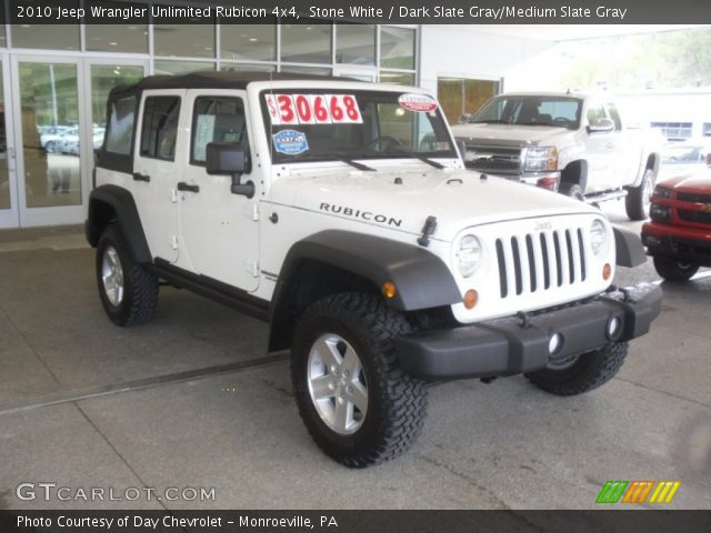 2010 Jeep Wrangler Unlimited Rubicon 4x4 in Stone White