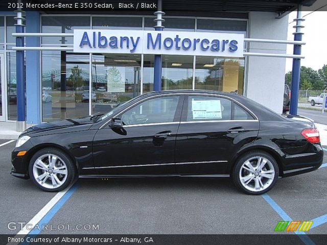 2012 Mercedes-Benz E 350 Sedan in Black