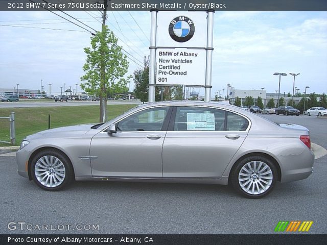 2012 BMW 7 Series 750Li Sedan in Cashmere Silver Metallic