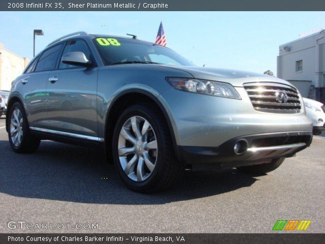 2008 Infiniti FX 35 in Sheer Platinum Metallic