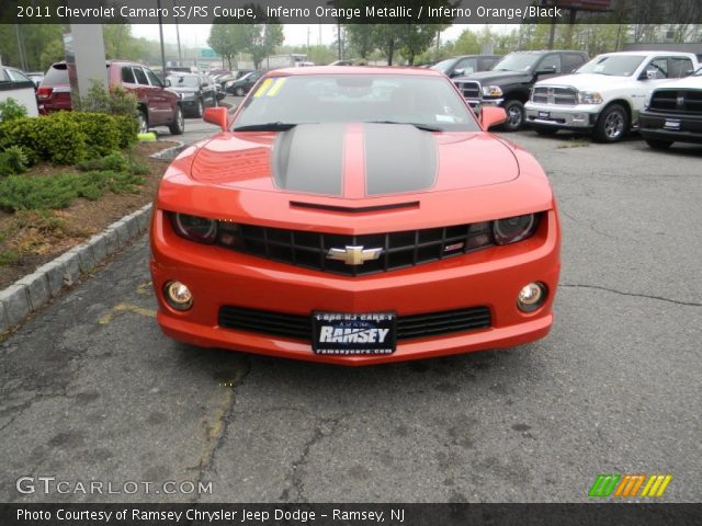 2011 Chevrolet Camaro SS/RS Coupe in Inferno Orange Metallic