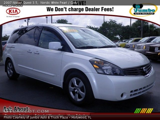 2007 Nissan Quest 3.5 in Nordic White Pearl