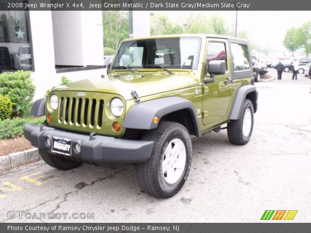 2008 Jeep Wrangler X 4x4 in Jeep Green Metallic