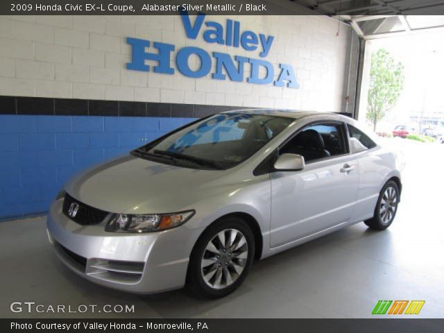 2009 Honda Civic EX-L Coupe in Alabaster Silver Metallic
