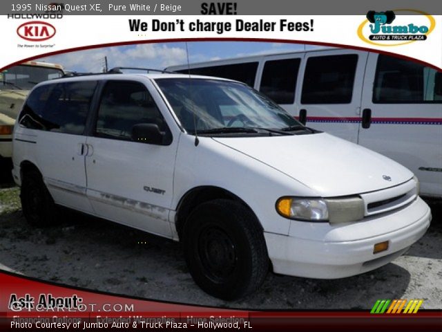 1995 Nissan Quest XE in Pure White