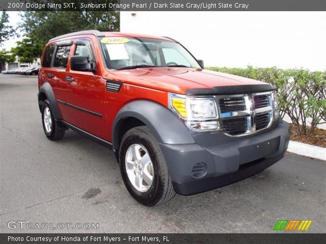 2007 Dodge Nitro SXT in Sunburst Orange Pearl
