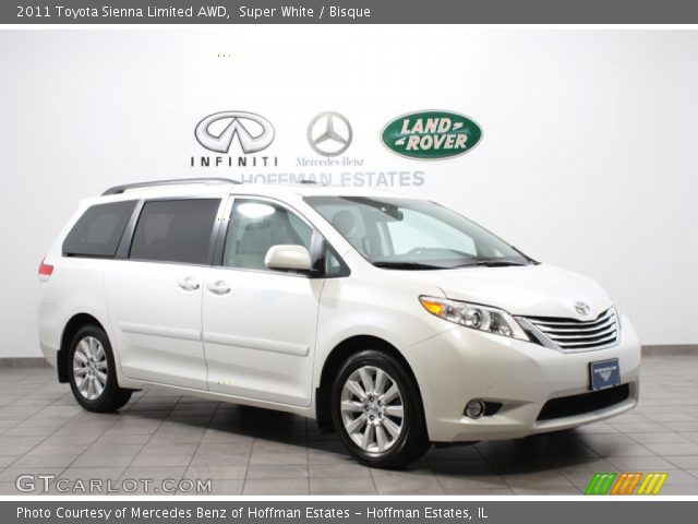 2011 Toyota Sienna Limited AWD in Super White