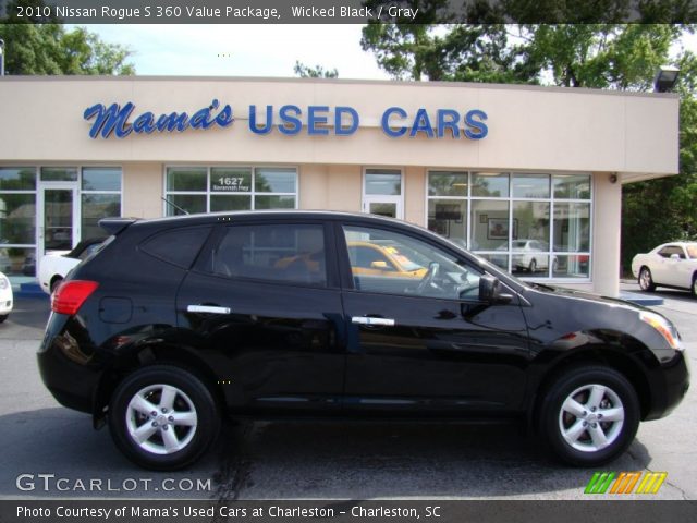 2010 Nissan Rogue S 360 Value Package in Wicked Black