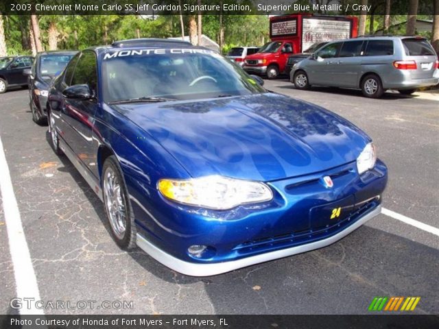 2003 Chevrolet Monte Carlo SS Jeff Gordon Signature Edition in Superior Blue Metallic