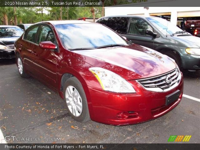 2010 Nissan Altima 2.5 in Tuscan Sun Red