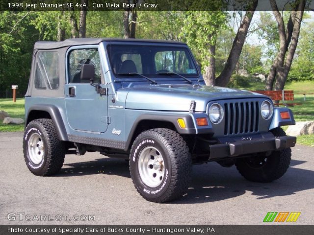 1998 Jeep Wrangler SE 4x4 in Gun Metal Pearl