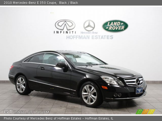 2010 Mercedes-Benz E 350 Coupe in Black