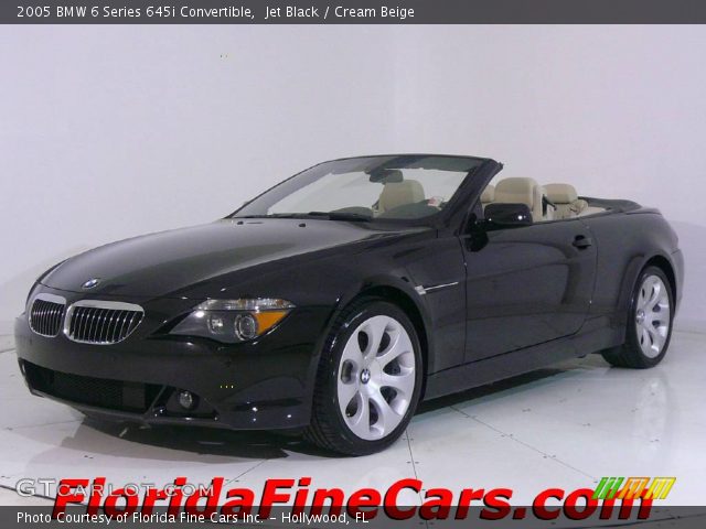 2005 BMW 6 Series 645i Convertible in Jet Black