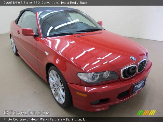 2006 BMW 3 Series 330i Convertible in Imola Red