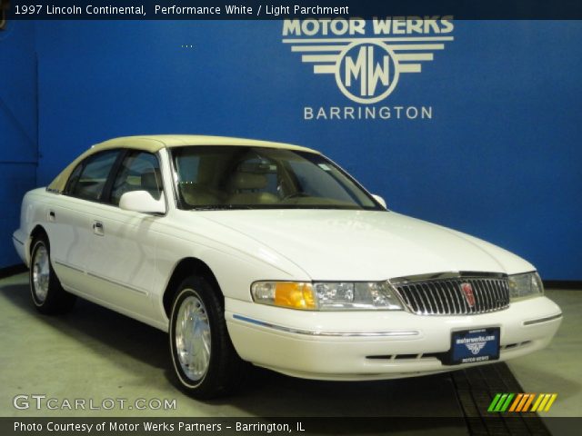 1997 Lincoln Continental  in Performance White