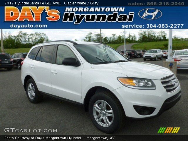 2012 Hyundai Santa Fe GLS AWD in Glacier White