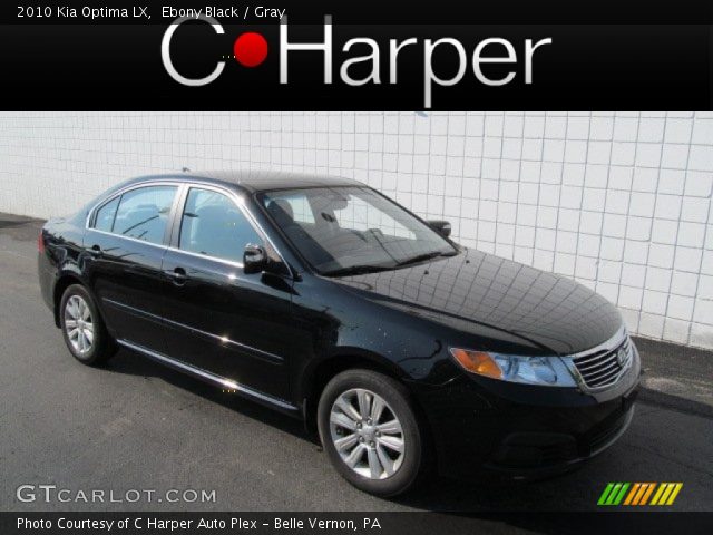 2010 Kia Optima LX in Ebony Black