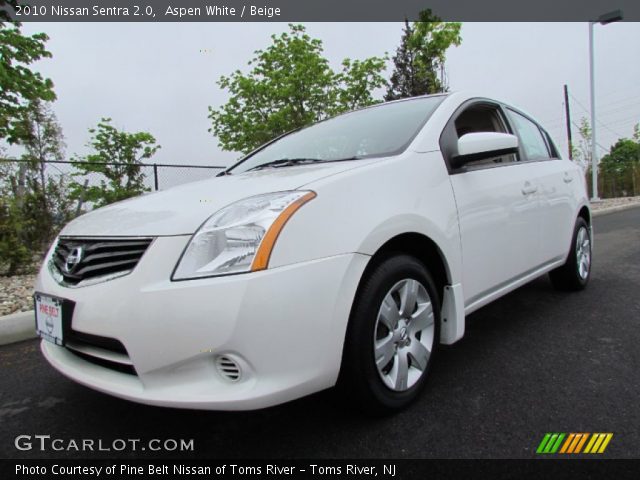 2010 Nissan Sentra 2.0 in Aspen White