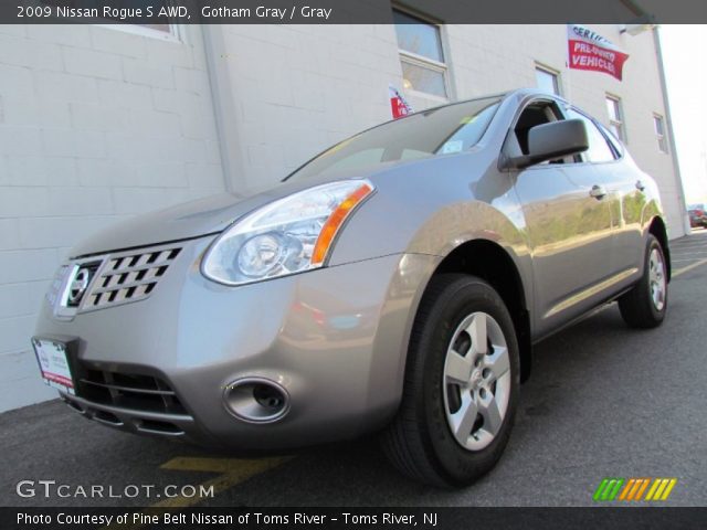 2009 Nissan Rogue S AWD in Gotham Gray