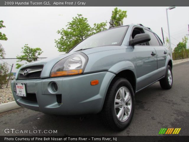 2009 Hyundai Tucson GLS in Alpine Frost