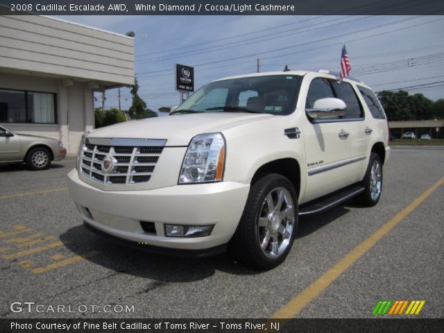 2008 Cadillac Escalade AWD in White Diamond