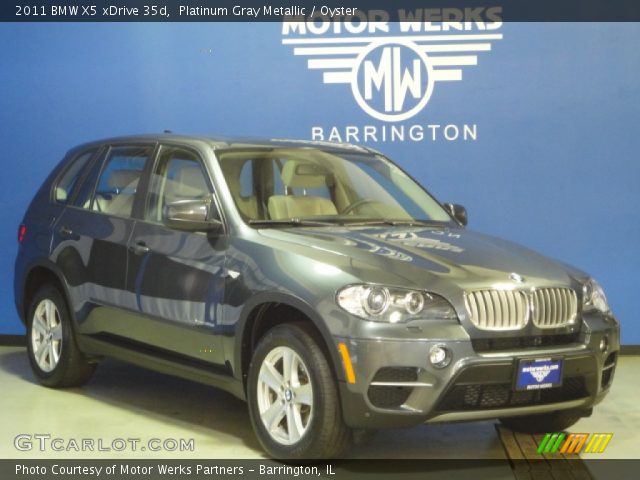 2011 BMW X5 xDrive 35d in Platinum Gray Metallic