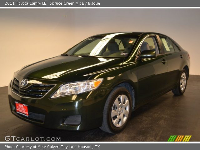 2011 Toyota Camry LE in Spruce Green Mica