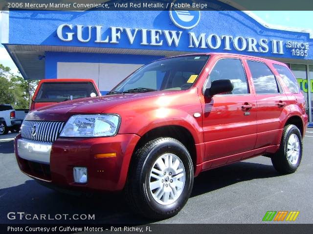 2006 Mercury Mariner Convenience in Vivid Red Metallic