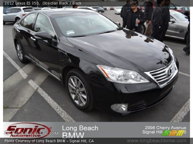2012 Lexus ES 350 in Obsidian Black