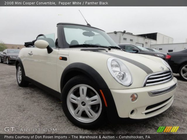 2008 Mini Cooper Convertible in Pepper White