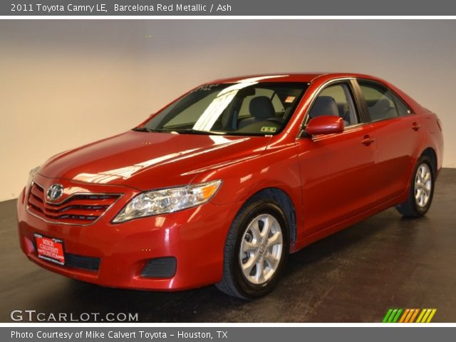 2011 Toyota Camry LE in Barcelona Red Metallic