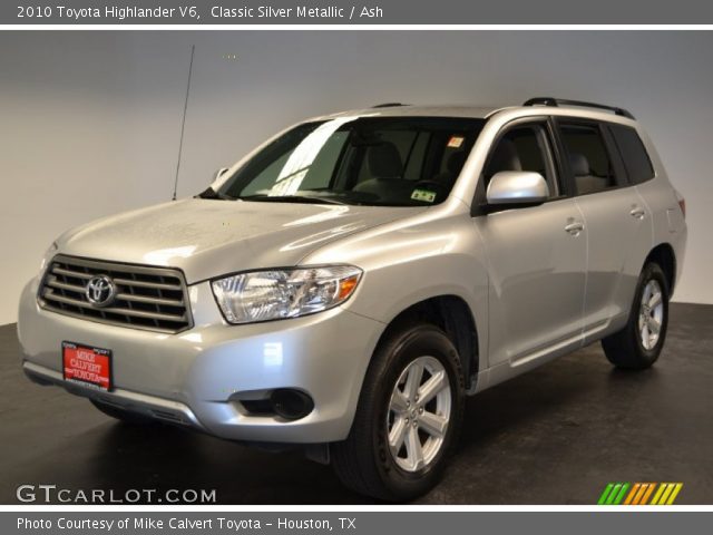 2010 Toyota Highlander V6 in Classic Silver Metallic