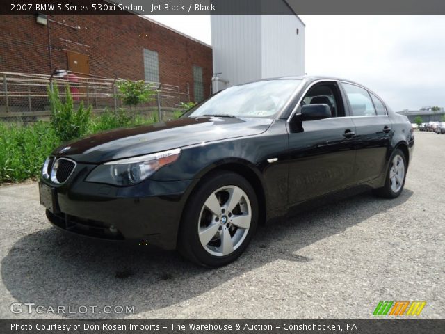 2007 BMW 5 Series 530xi Sedan in Jet Black