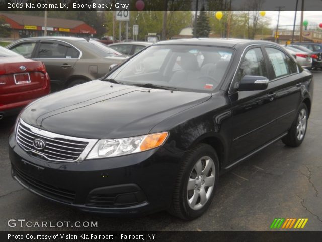 2009 Kia Optima LX in Ebony Black