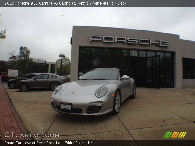 2010 Porsche 911 Carrera 4S Cabriolet in Arctic Silver Metallic