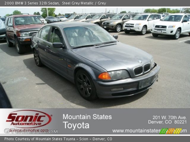 2000 BMW 3 Series 328i Sedan in Steel Grey Metallic