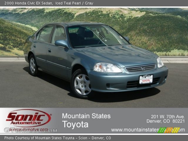 2000 Honda civic iced teal pearl #4