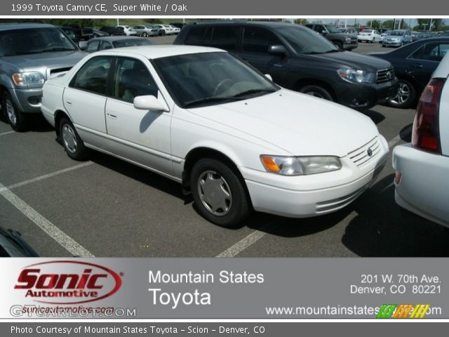 1999 Toyota Camry CE in Super White