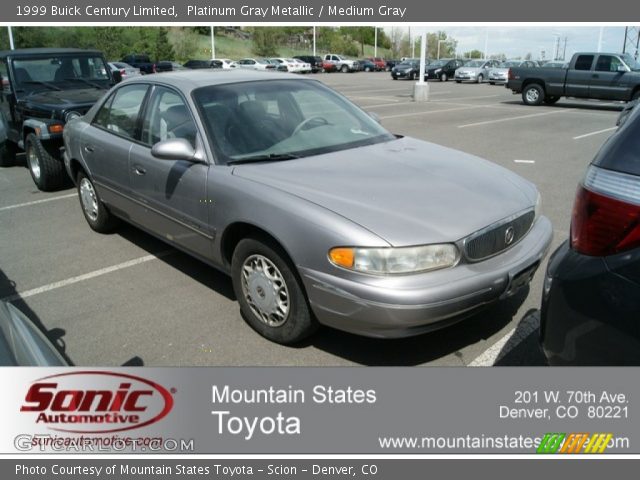 1999 Buick Century Limited in Platinum Gray Metallic