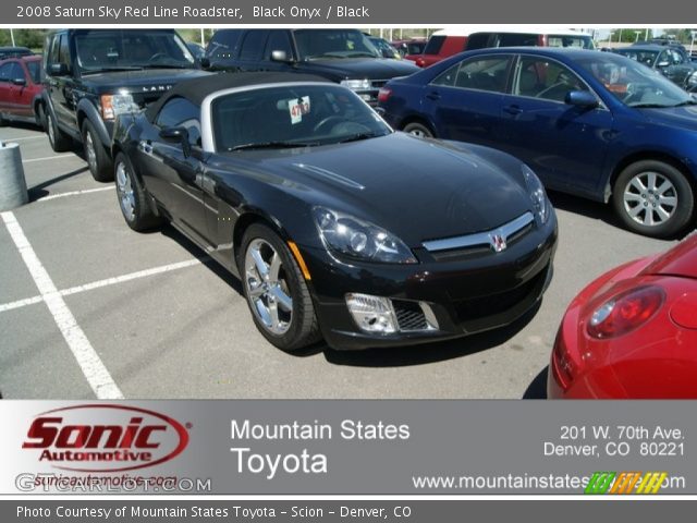2008 Saturn Sky Red Line Roadster in Black Onyx