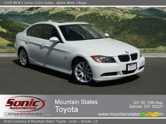 2006 BMW 3 Series 330xi Sedan in Alpine White