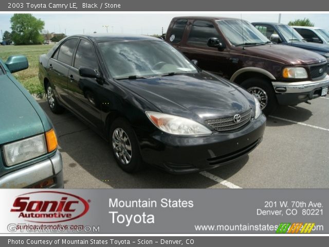 2003 Toyota Camry LE in Black