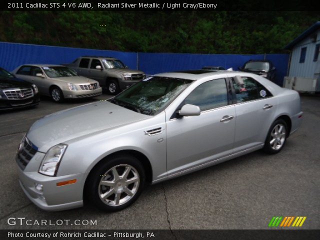 2011 Cadillac STS 4 V6 AWD in Radiant Silver Metallic