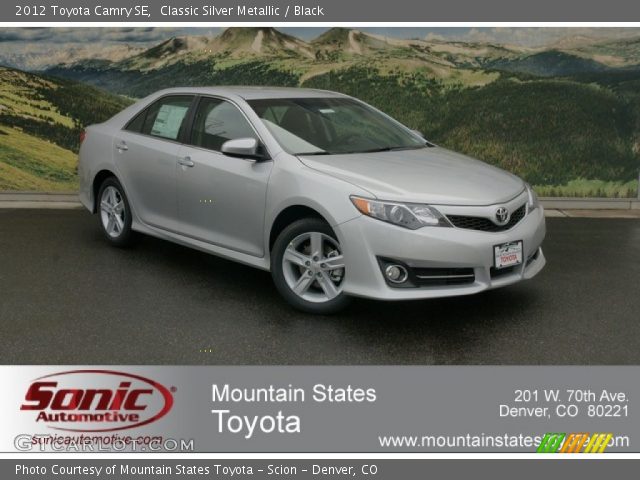 2012 Toyota Camry SE in Classic Silver Metallic