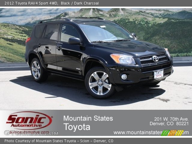 2012 Toyota RAV4 Sport 4WD in Black